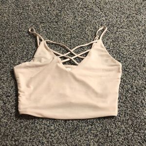 Silk crop top